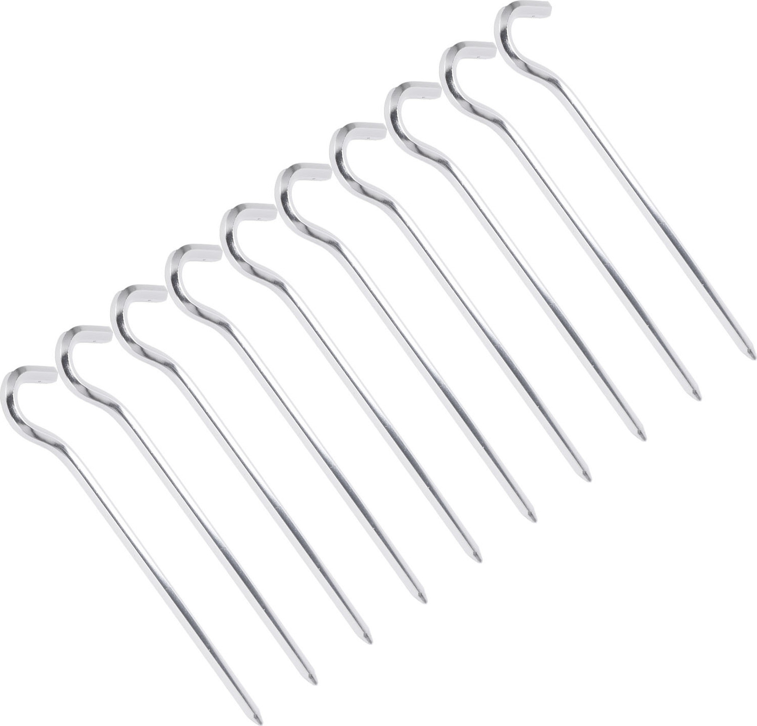 Cocosity Zeltheringe,Prismatische Aluminium Zeltheringe,Zeltheringe mit Haken,Zeltheringe mit Haken,Zeltheringe mit Haken,Campingzelt Zubehör