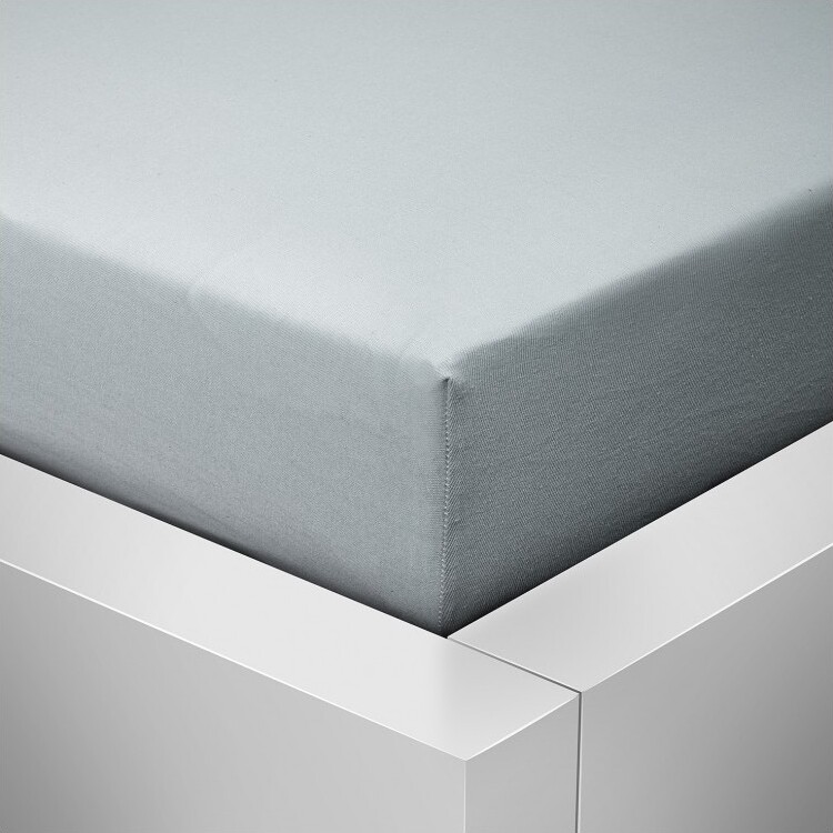 Top textil Jersey-Blatt zur Krippe - 60x120 grey