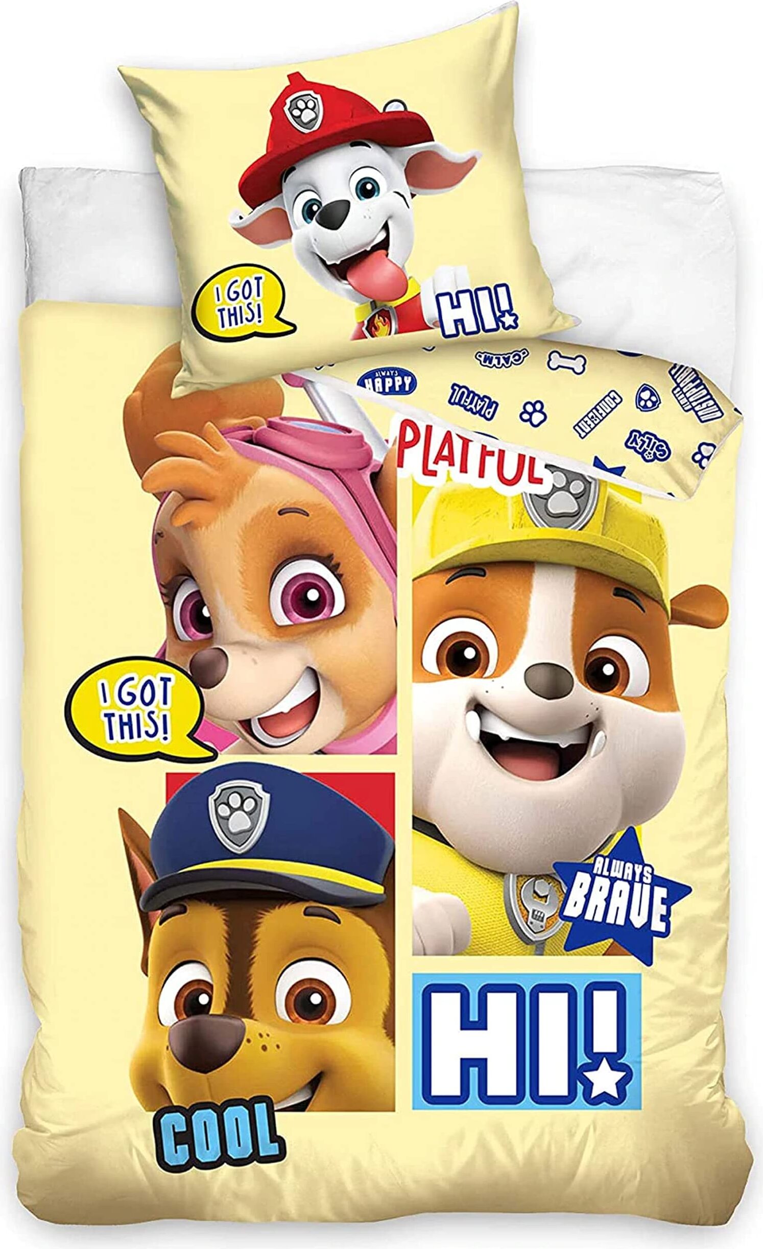 Paw Patrol Baby Bettwäsche 100x135cm PAW201029B-BABY