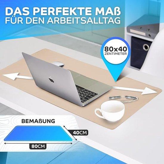 OEM Schreibtischunterlage – Leder-Schreibtischunterlage, Mauspad, rutschfeste Kunstleder-Schreibtischunterlage, 80 x 40 cm 2026