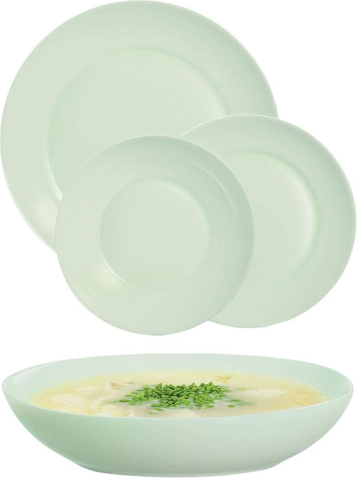 Geschirr Luminarc Apy Paradise Verde grün Glas 18 Stücke