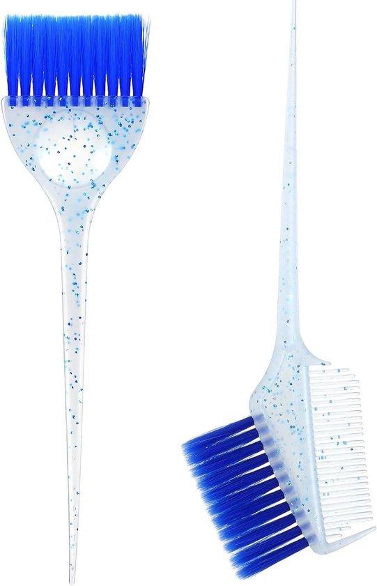 OEM Haarverfkwasten Set mit Blauen Pinseln und Glitterhaarverf Accessoires 2026