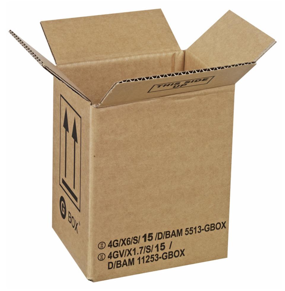 Breuer Gefahrgutkarton UN-Verpackung G-Box 4G/X6 4GV/X1.7, 160 x 135 x 190, TL 8115-0063