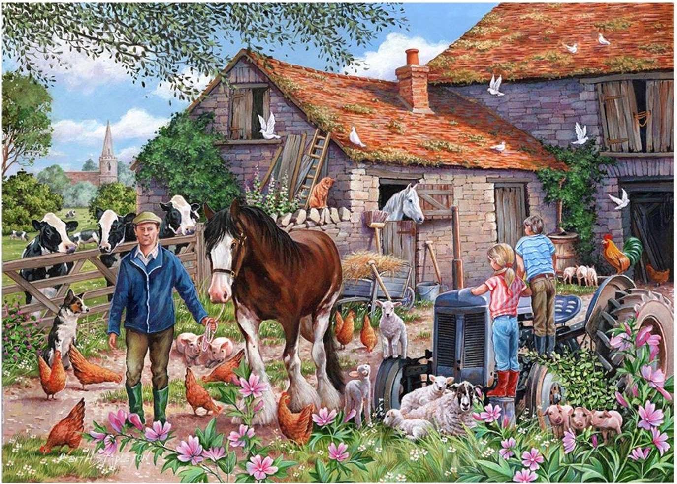 House of Puzzles Puzzle MacDonalds Farm 500 XL Teile Bauernhof HP0614