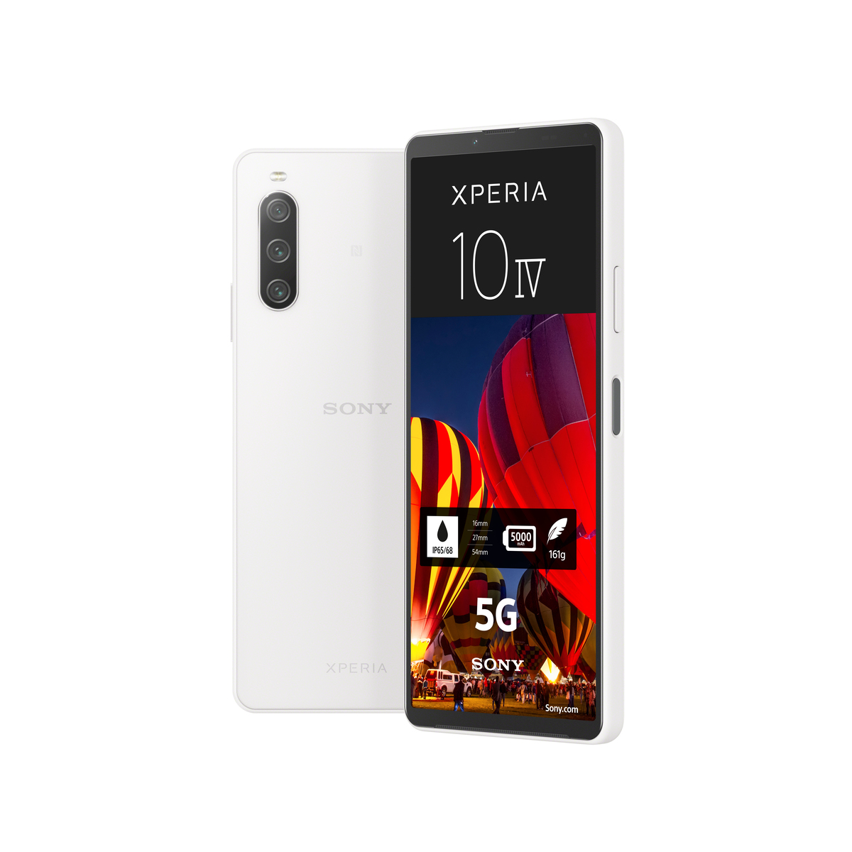 Xperia Handy 10 white IV 128GB Smartphone 5G