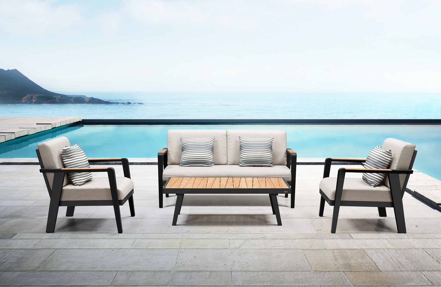 EMOTI 4 miestna sedacia súprava