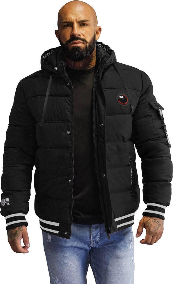 Herren Jacke Schwarz OZONEE JS/57M7501/392 M