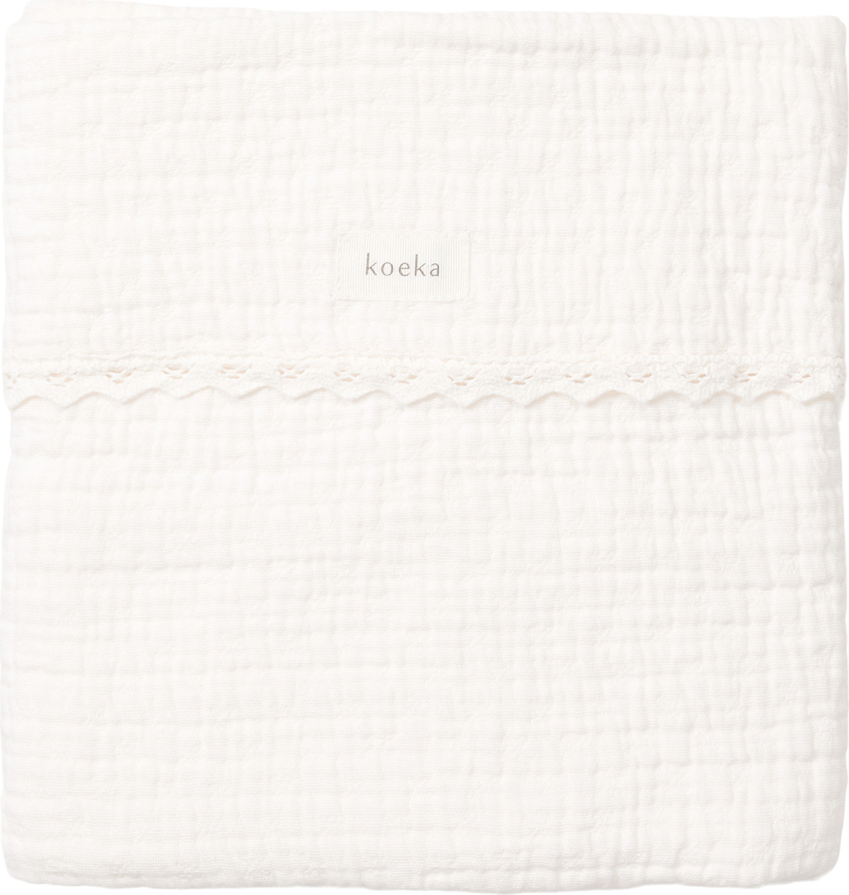 Koeka Lace Elba Babydecke Milky 1056-0030 kl.105-75100