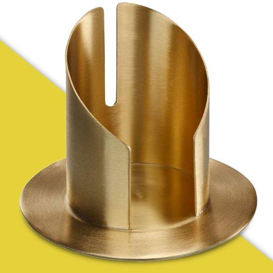 OEM Kerzenhalter in Silber und Gold gebürstet Messing Metall für Hochzeitskerzen Ø 7cm 2026