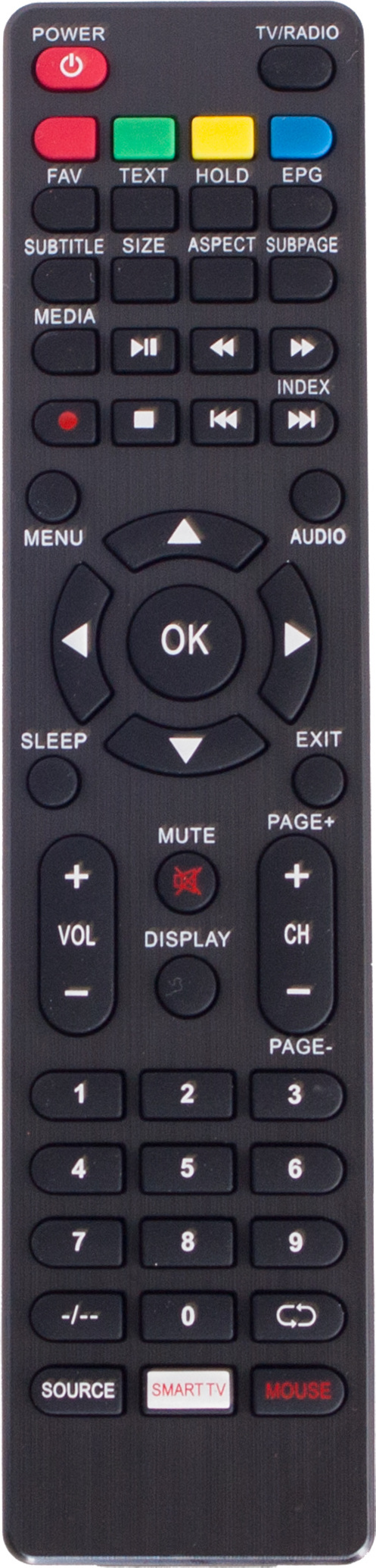 Fernbedienung LED TV mit Smart Funktion (Android OS) RC159 für alle JTC Smart TV mit Android Betriebssystem 24039994