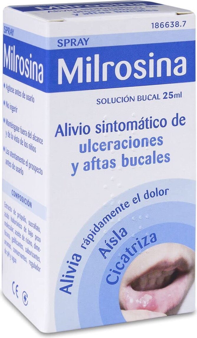 Milrosina SYMPTOMATISCHE RELIEF Lösung zum Einnehmen, Spray 25 ml