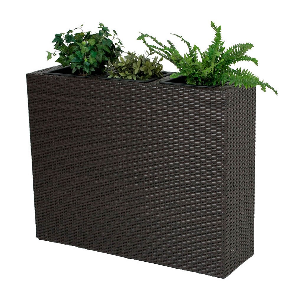 Raumtrenner mit 3 Pflanztöpfen