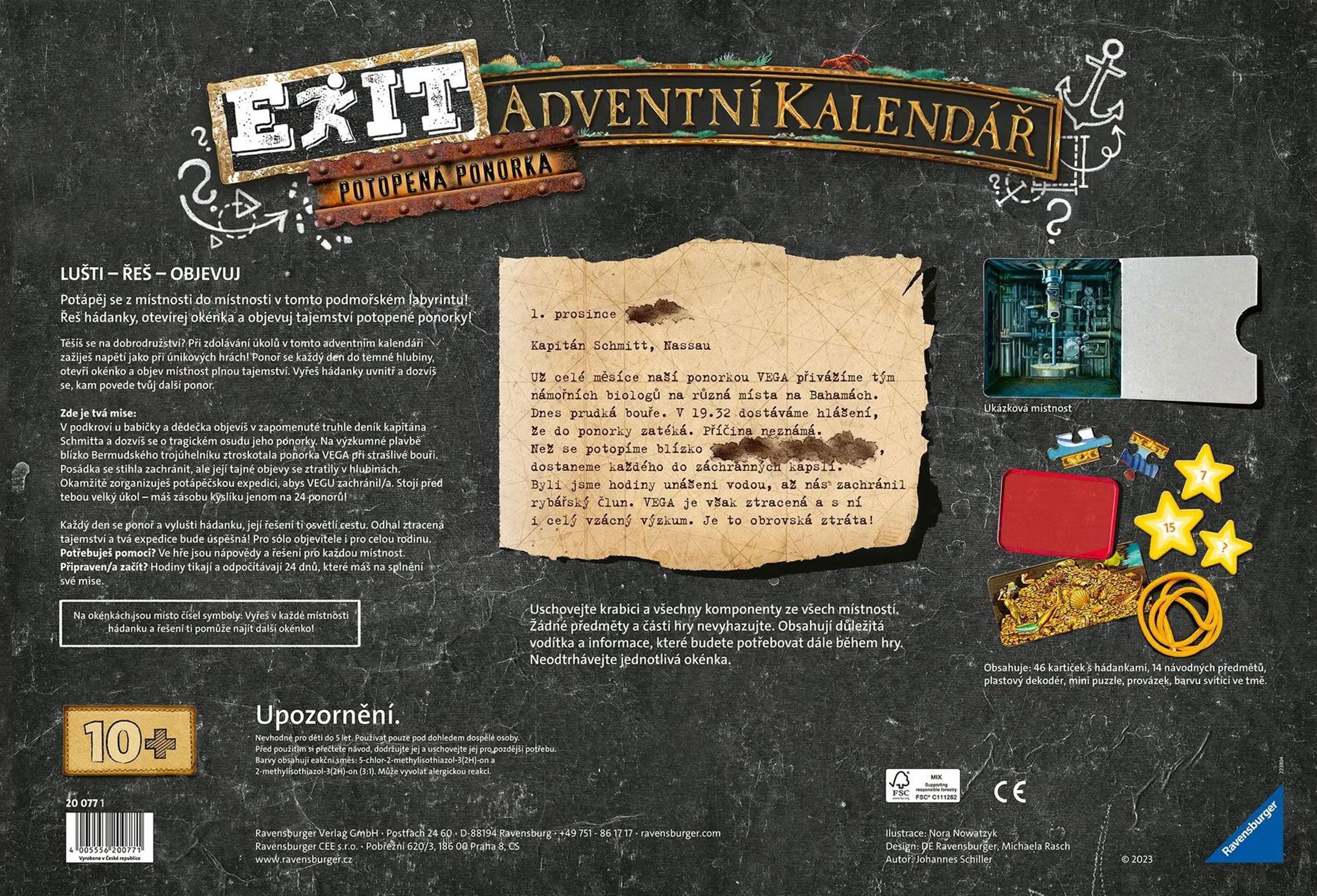EXIT Adventskalender U-Boot SK