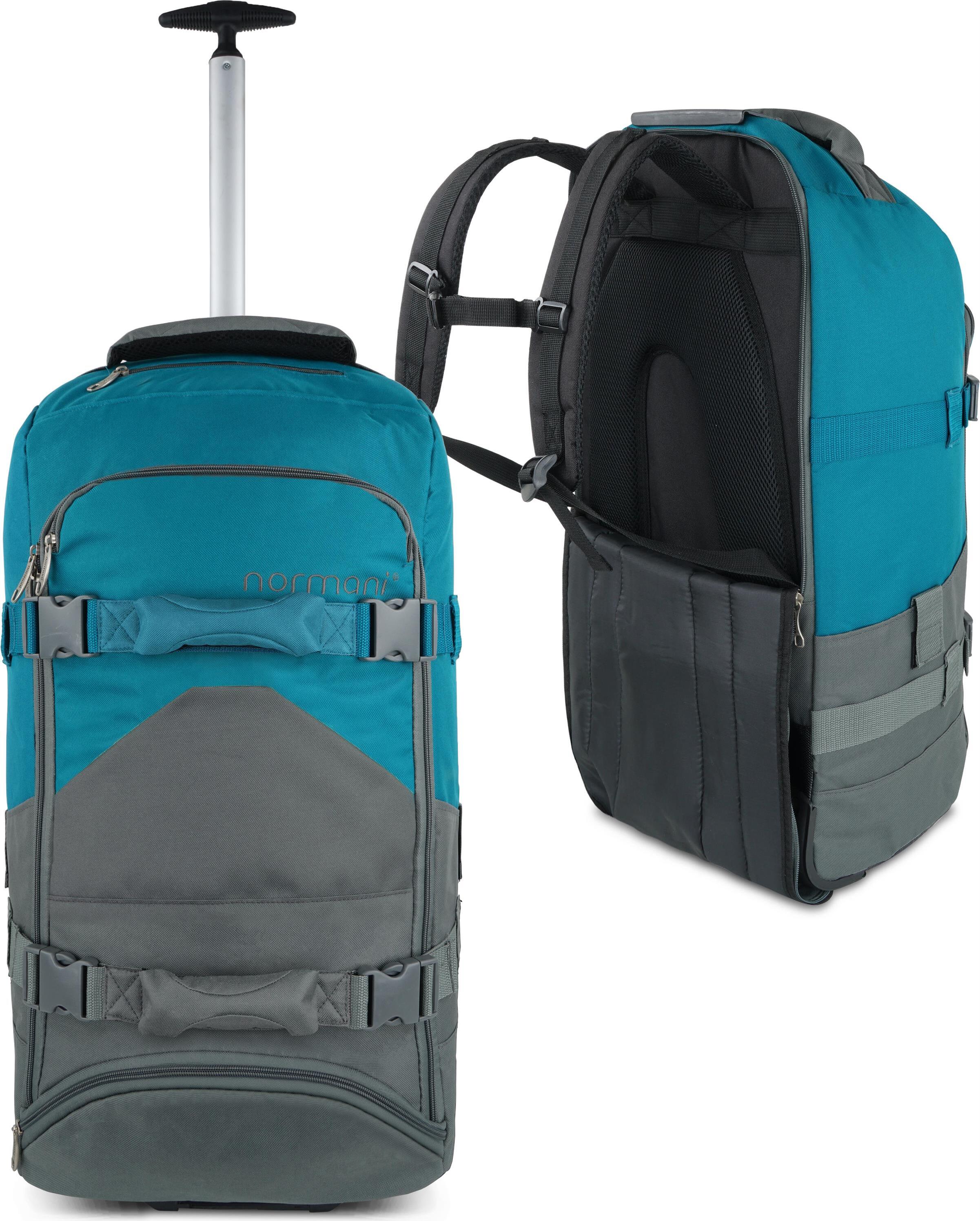 normani Reisetasche mit Rollen und Rucksackfunktion