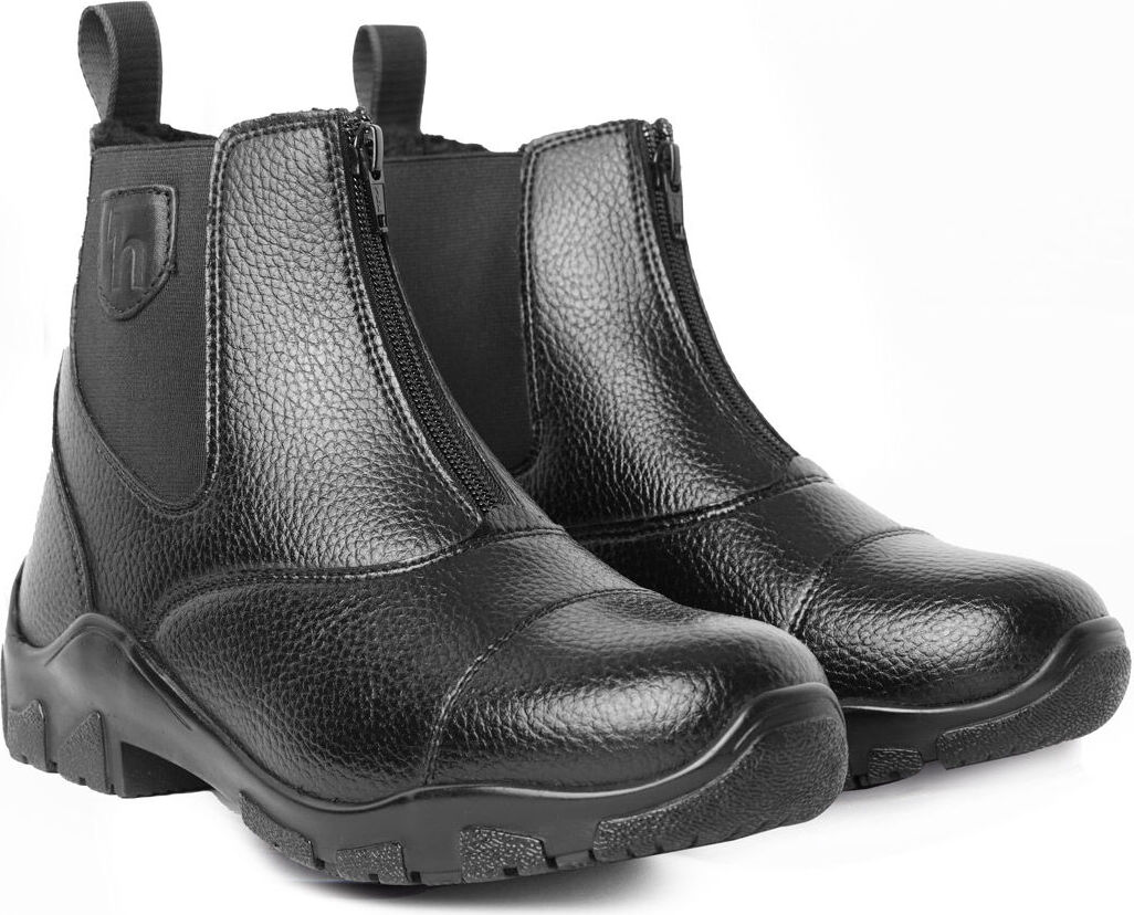 Horze Idaho Damen Winterreitstiefeletten, Schwarz, 39