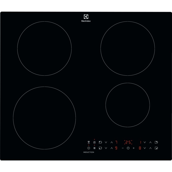 Electrolux CIR60430CB, Čierna, Vstavaný, 60 cm, Indukčná varná doska so zónami, 4 zone(s), 4 zone(s)