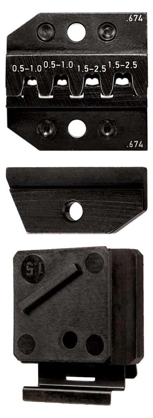 624 674 3 023 Rennsteig Werkzeuge GmbH Crimpeinsatz für Junior P. Timer- Verbinder gestanzte-Kontakt Querschnitt 0,5mm² "624 674 3 023"