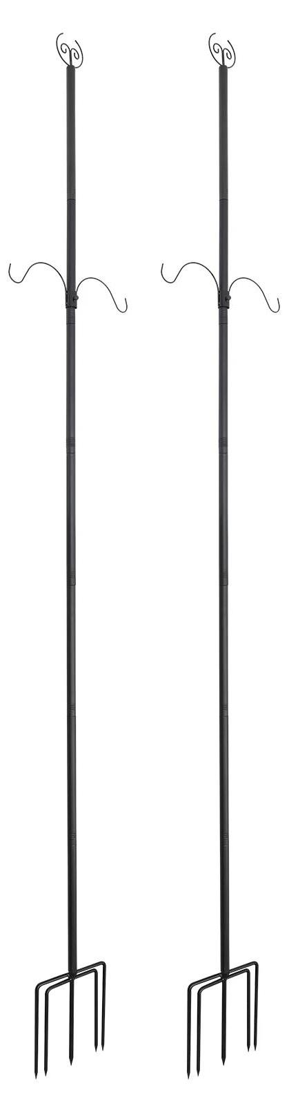 StarTech Lichtstativ - Haltestangen - 2er-Set - 40 cm je Stange - Eisen - Für Außenbereich - Schwarz