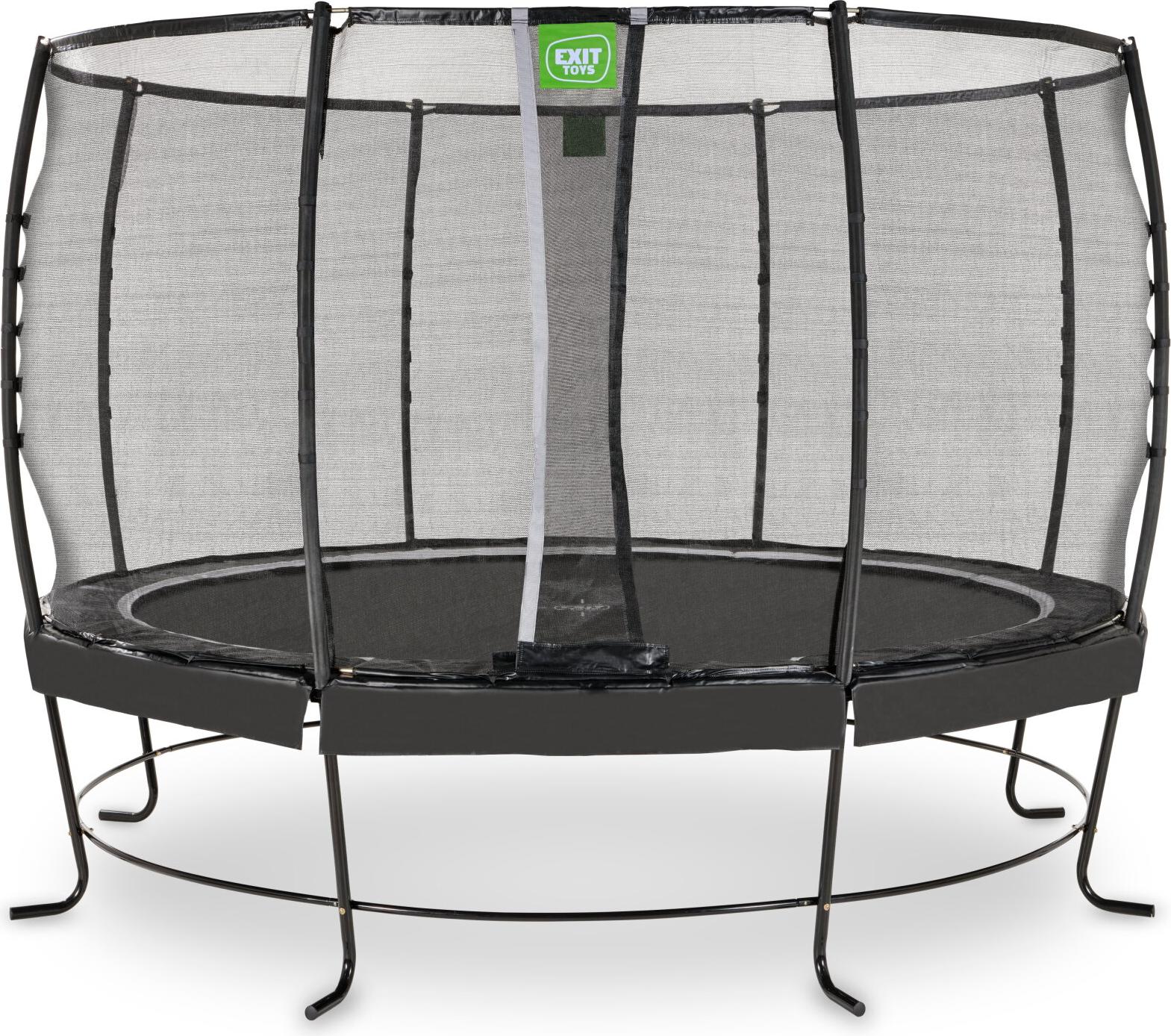 EXIT Lotus Premium trampolína ø366 cm, na nohách, okrúhla, čierna