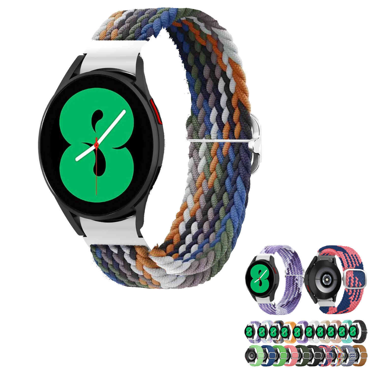 Pre Samsung Galaxy Watch FE 6 5 4 Normal Pro Classic Nylon Arm Band