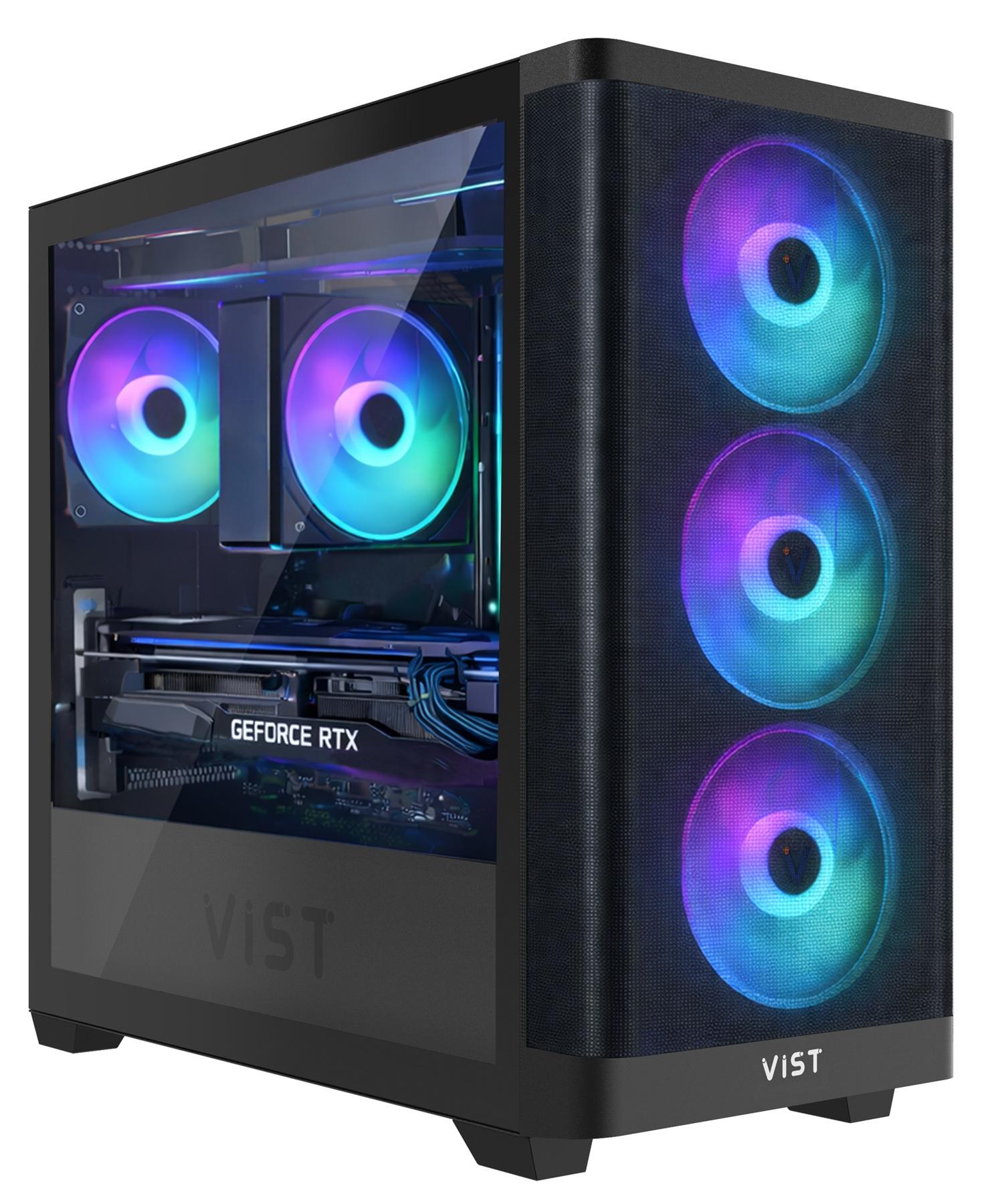 VIST PRO PC Ryzen 7 7700 RX 9070 XT 32GB SSD 1TB WIFI W11 DLSS 4