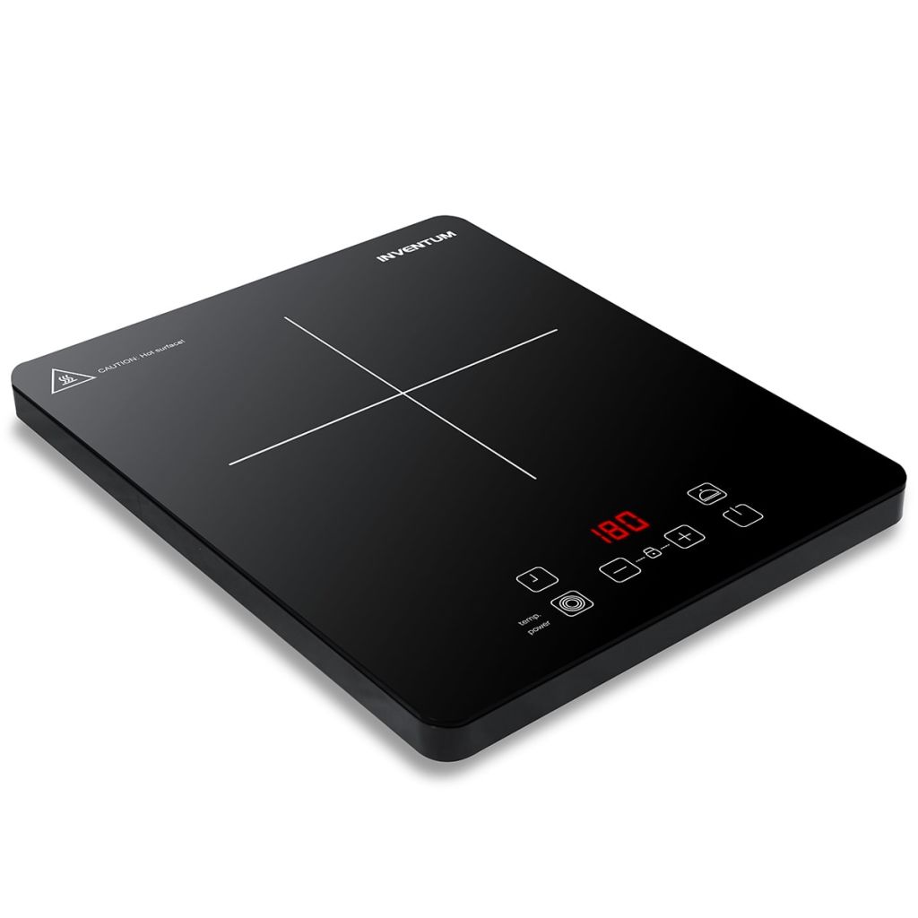 Inventum KI120T, Čierna, Na pracovnú dosku, Indukčná varná doska so zónami, Sklo, 1 zone(s), 1 zone(s)