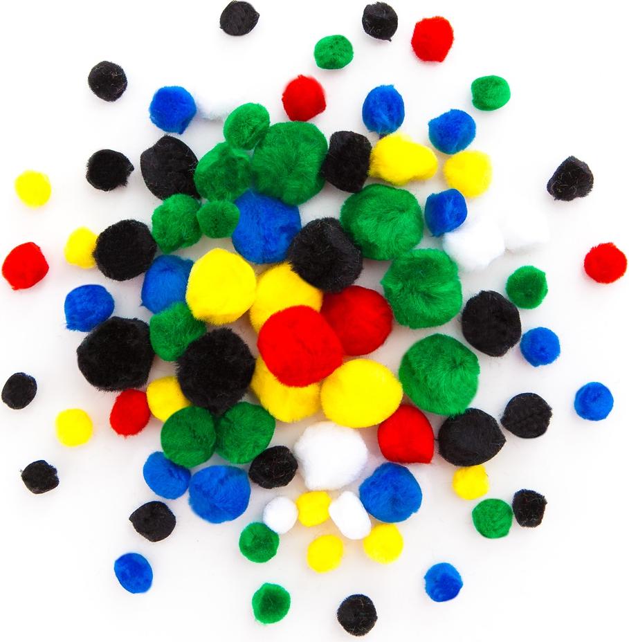 Dalprint Acryl-Pompons-Mix 78 Stk.