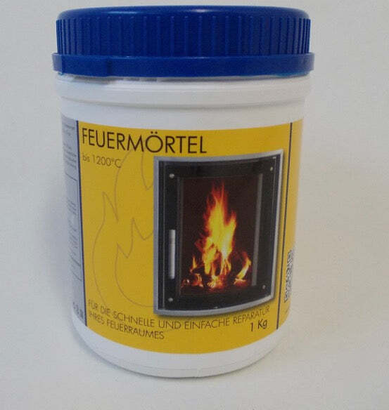 Kamin-Laden Feuermörtel Reparaturmörtel 1kg Schamottemörtel KL10464