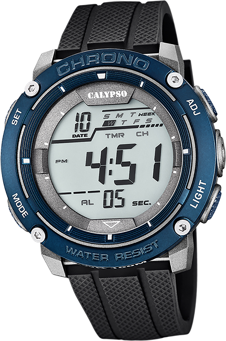 Pánske hodinky Calypso plastové čierne Digitálne náramkové hodinky Calypso D2UK5820/3