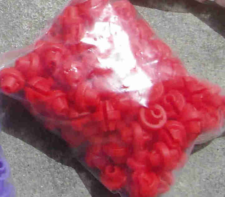 Classic Cycle 100 Speichenklacker in rot 1185