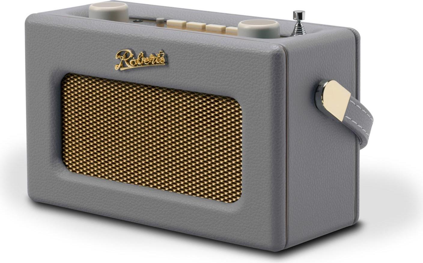 Audio Selection creaktiv Roberts Uno BT grey tragbares Retro-Radio mit DAB+ & Bluetooth REV-UNOBTDGE