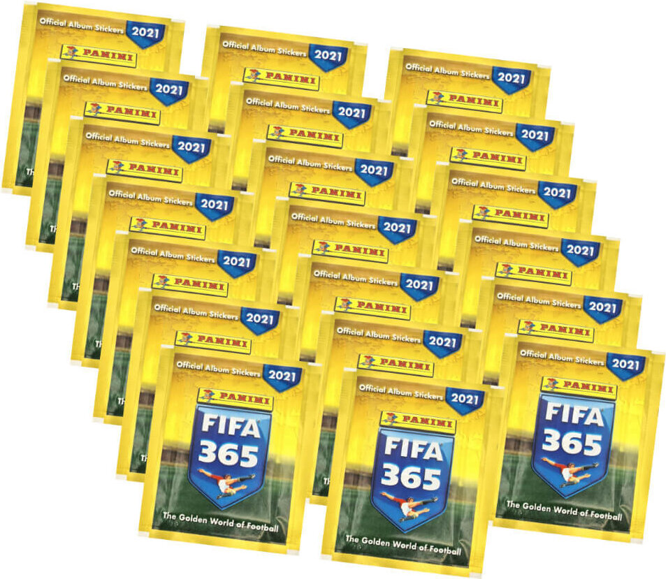 Panini FIFA 365 Sticker Edition 2021 - Sammelsticker - 20 Tüten Sticker