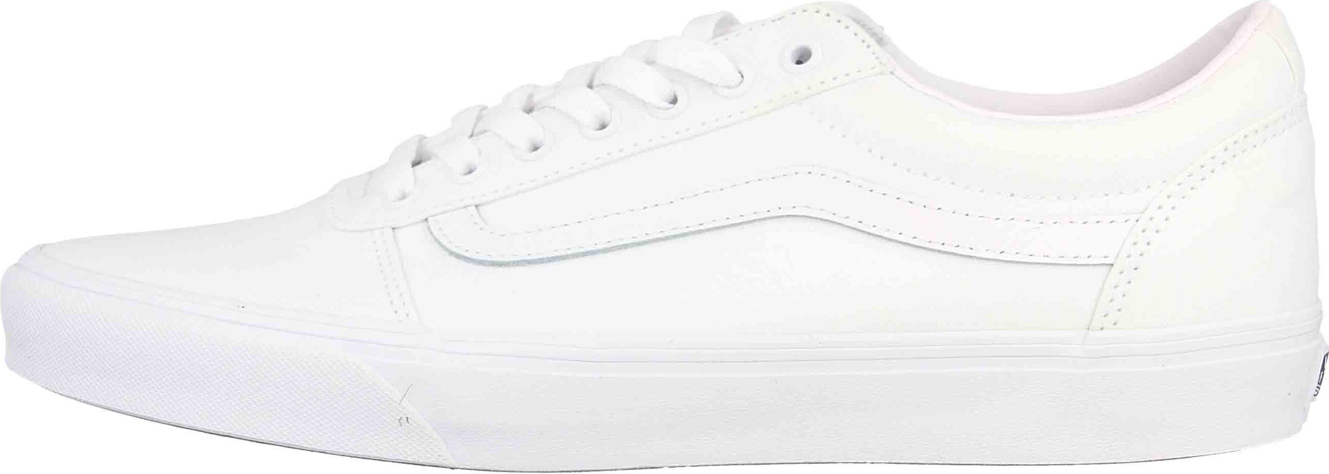 VANS MN Ward CANVAS (Canvas) white/white Sneaker in plus sizes white VN0A38DM7HN1 large pánske topánky