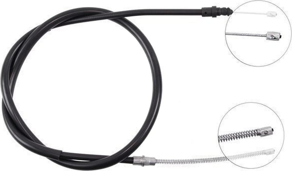 Seilzug Feststellbremse 1.494 mm Trommelbremse A.B.S. für u.a. RENAULT 21 K11036