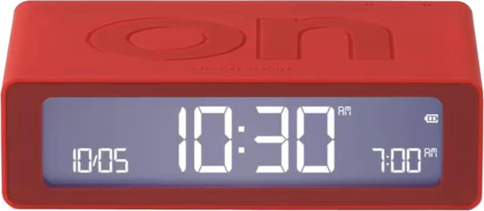 Lexon LR158R4 Digitalwecker Flip Mini Rot