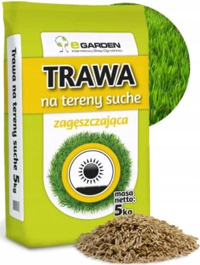 Egarden Grassamen 5 kg für trockene Gebiete, sehr trockenheitsresistent, 200 m²