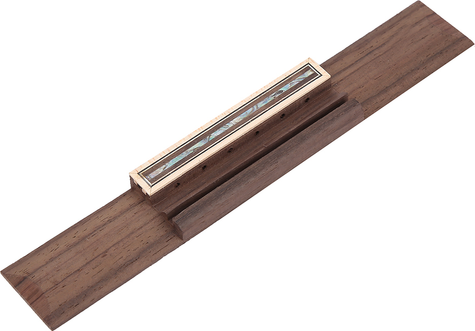 Gistuch Robuster Gitarrensteg aus Holz im Retro-Stil, klassisch für Klassik-Enthusiasten