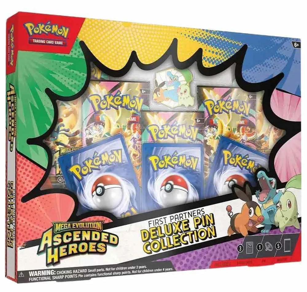 The Pokemon Company Pokemon Ascended Heroes: First Partners Deluxe Pin Collection