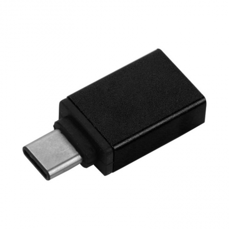 CoolBox COO-UCM2U3A, USB Type-C, USB Type-A, Čierna