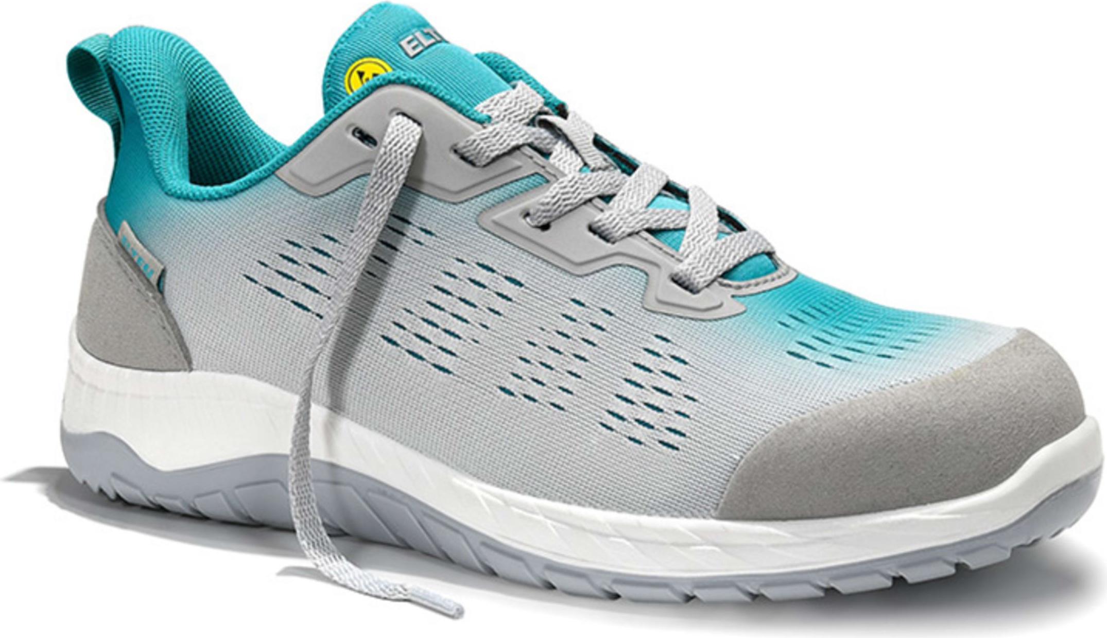 ELTEN Sicherheitsschuhe LUANA grey-turquoise Low ESD S1 749125 Grau, 38 749125-38