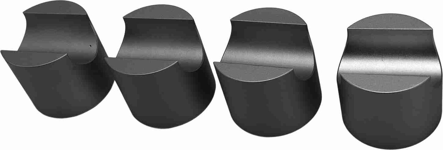 Cocosity HiFi-Kabelklemme, Drahthalterung, HiFi-Kabel-Riser-Clip aus Aluminiumlegierung Minimiert Vibrationen mit D?mpfungspads, Ideal fr Studios und Heimkinos, CD-DVD-Player,