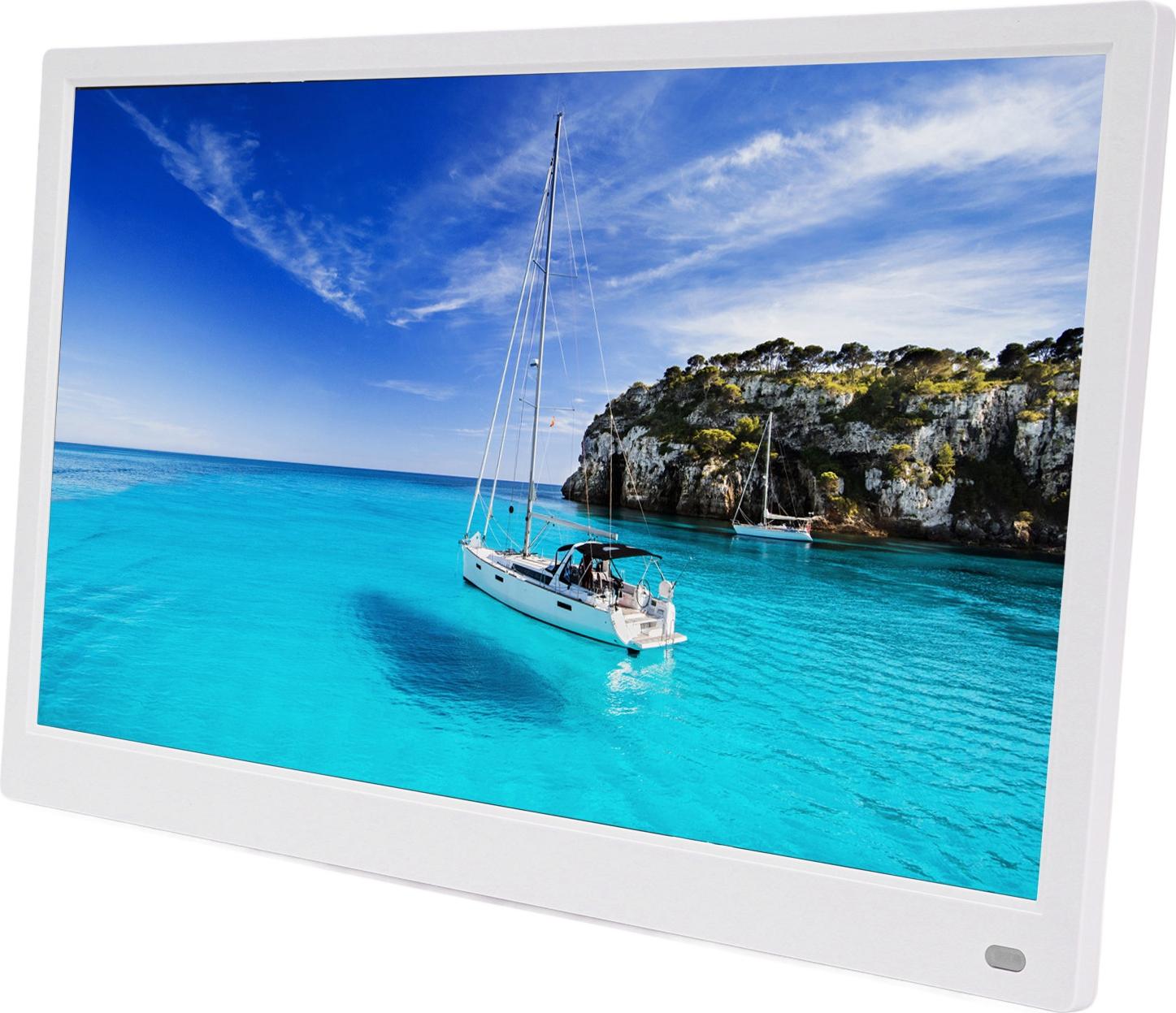 Digitálny fotorámik s veľkou 15-palcovou obrazovkou na stenu Elektronický fotorámik Video Music Player s diaľkovým ovládaním (zástrčka EÚ)