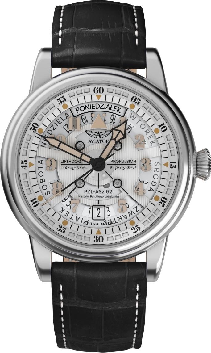 Aviator Fliegeruhr V.3.36.0.293.4 DE schwarz