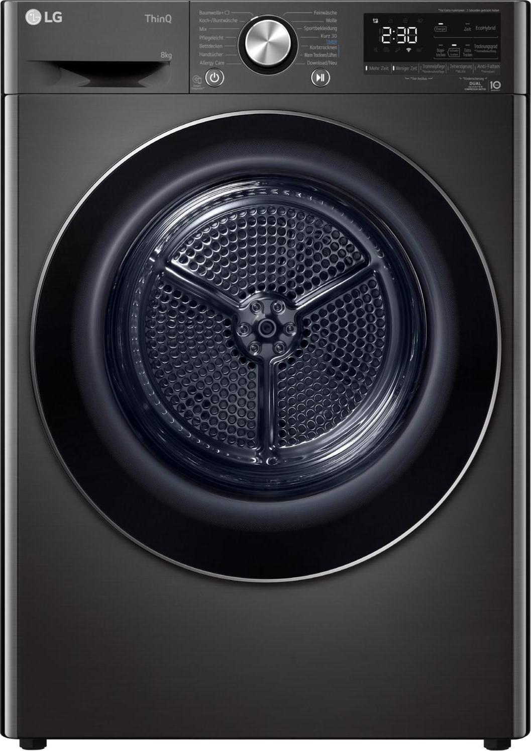 LG RT80V9B Wärmepumpentrockner 8 kg