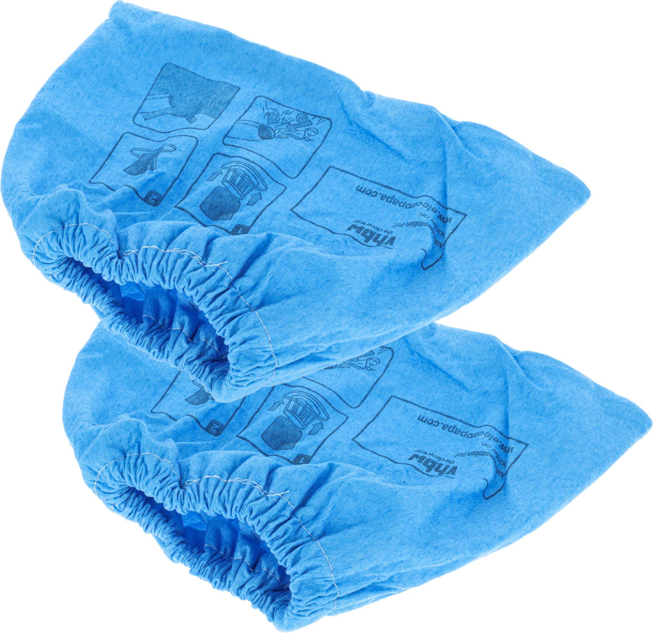 Produktbild von 2x Vhbw Textilfilter Kompatibel Mit Einhell BT-VC 1250/1215 S – Waschbar, 25x22 Cm, Für Nass-/Trockensauger