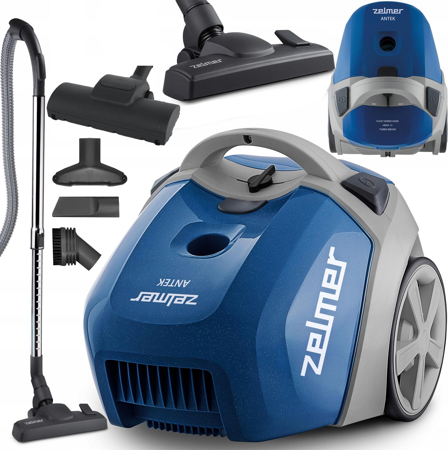 Staubsauger Mit Beutel 900W Hepa 3.5L Turbo-Bürste Gummiräder Leistungseinstellung