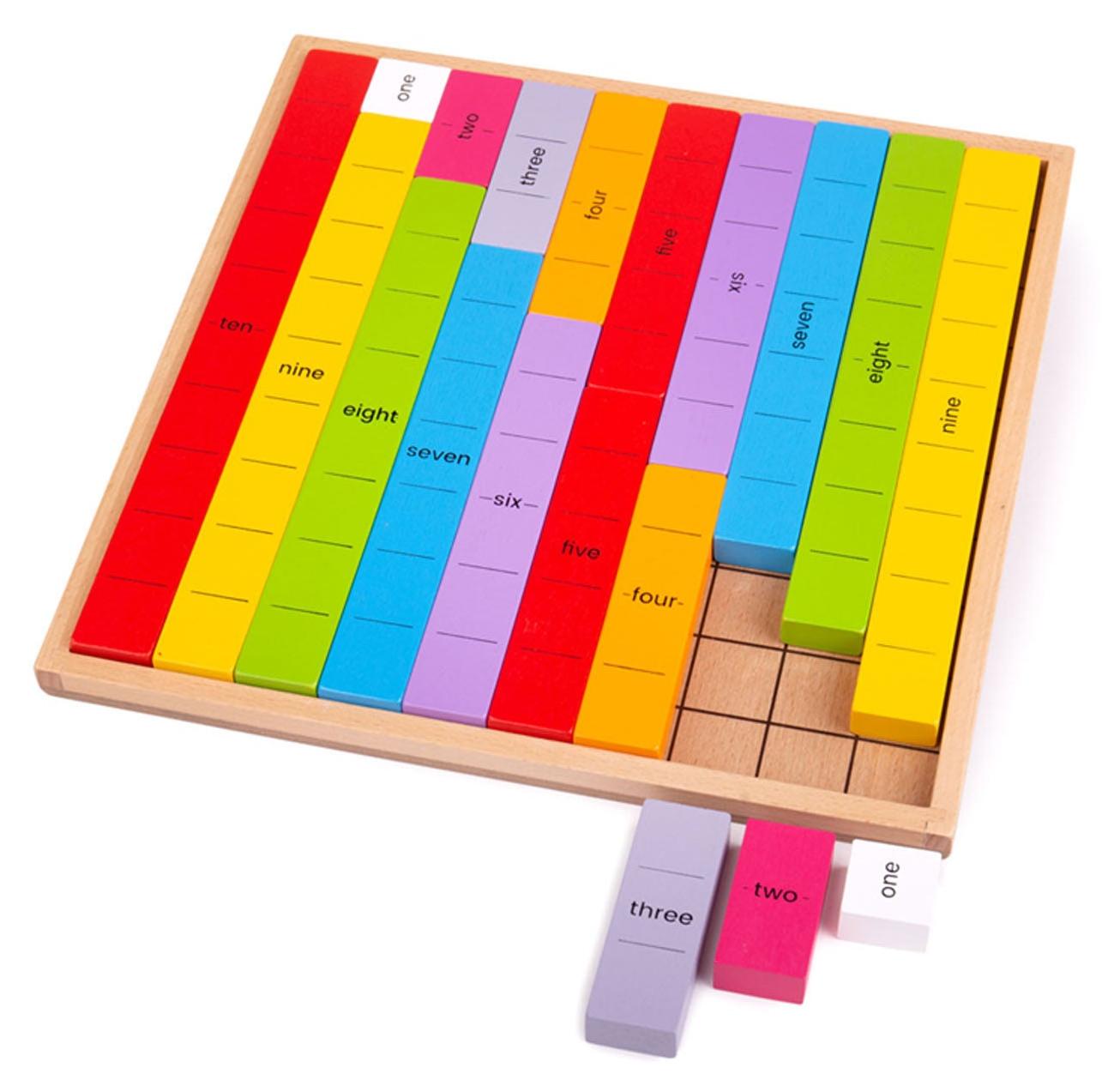 Bigjigs Houten Berechnungsspiel -Zahlen verbinden sich 34017