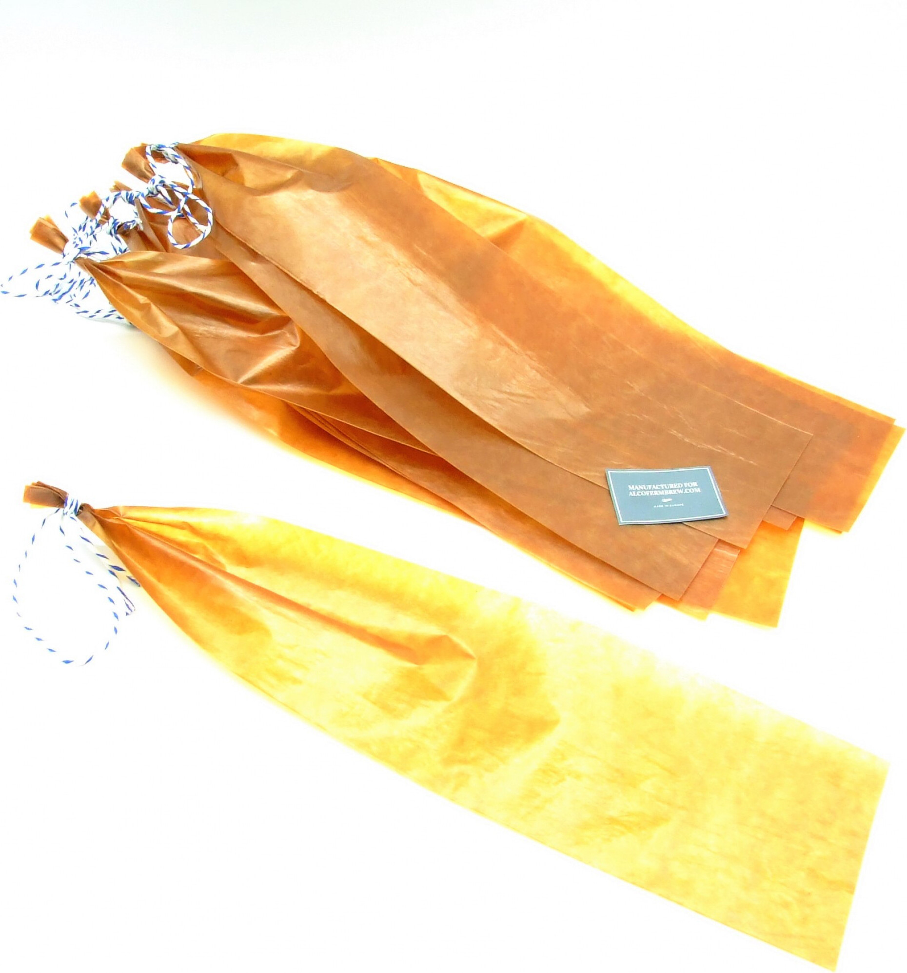 Alcofermbrew Kunstdarm 80mm / 50cm – 10 Stücke, Kollagenhülle für Wurst, Wursthülle, Rohwurstdarm