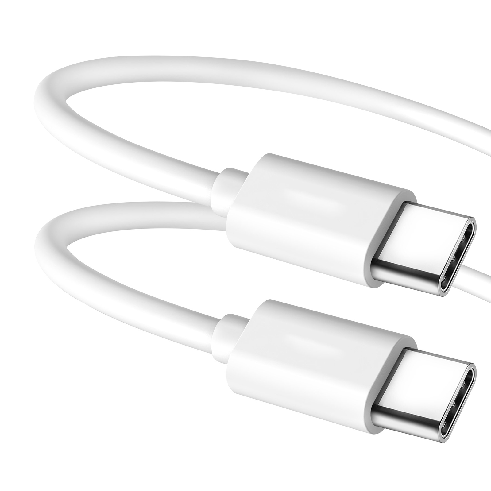 Original Google USB-C / USB-C Kabel, Laden und Synchronisieren Weiß 1m DATA-GGL-C2C