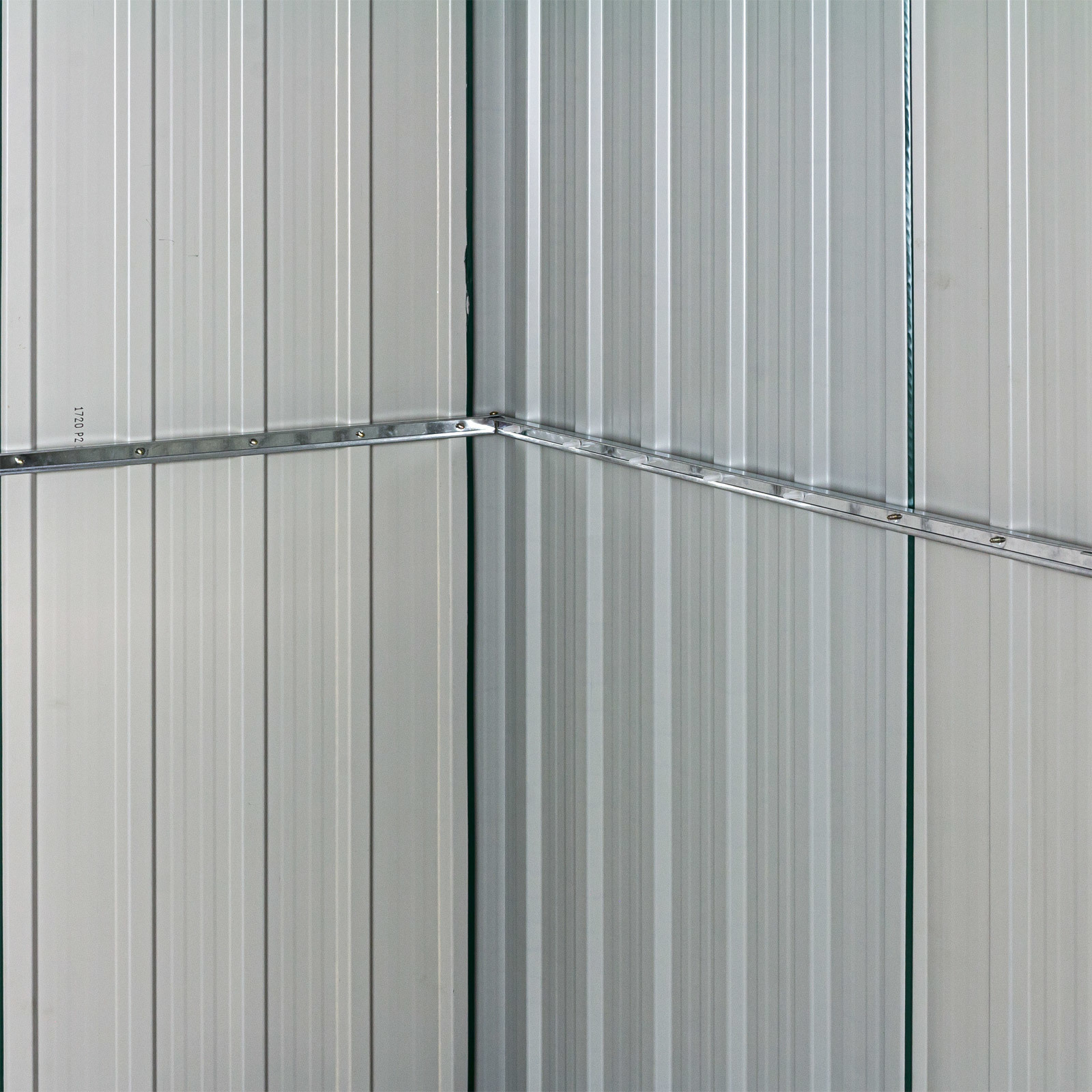 Metall Garten Gerätehaus Geräteschuppen Gartenhaus Schuppen grün 236x174,5x206